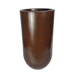 Vaso Decorativo Para Plantas 30l (55,5 X 30,5 X 18cm) Sintra Ferrugem Slp1-Fe Vouga Decor