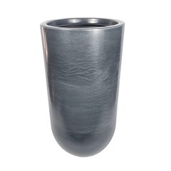 Vaso Decorativo Para Plantas 30l (55,5 X 30,5 X 18cm) Sintra Chumbo Slp1-Ch Vouga Decor