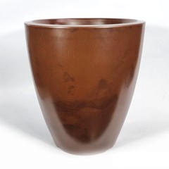 Vaso Decorativo Para Plantas 5l (22 X 20 X 12,5cm) Coimbra Ferrugem Cop0-Fe Vouga Decor