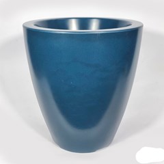 Vaso Decorativo Para Plantas 5l (22 X 20 X 12,5cm) Coimbra Azul Turquesa Cop0-At Vouga Decor