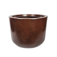 Vaso Decorativo Para Plantas 20l (27,5 X 36 X 24cm) Veneza Ferrugem Vep1-Fe Vouga Decor