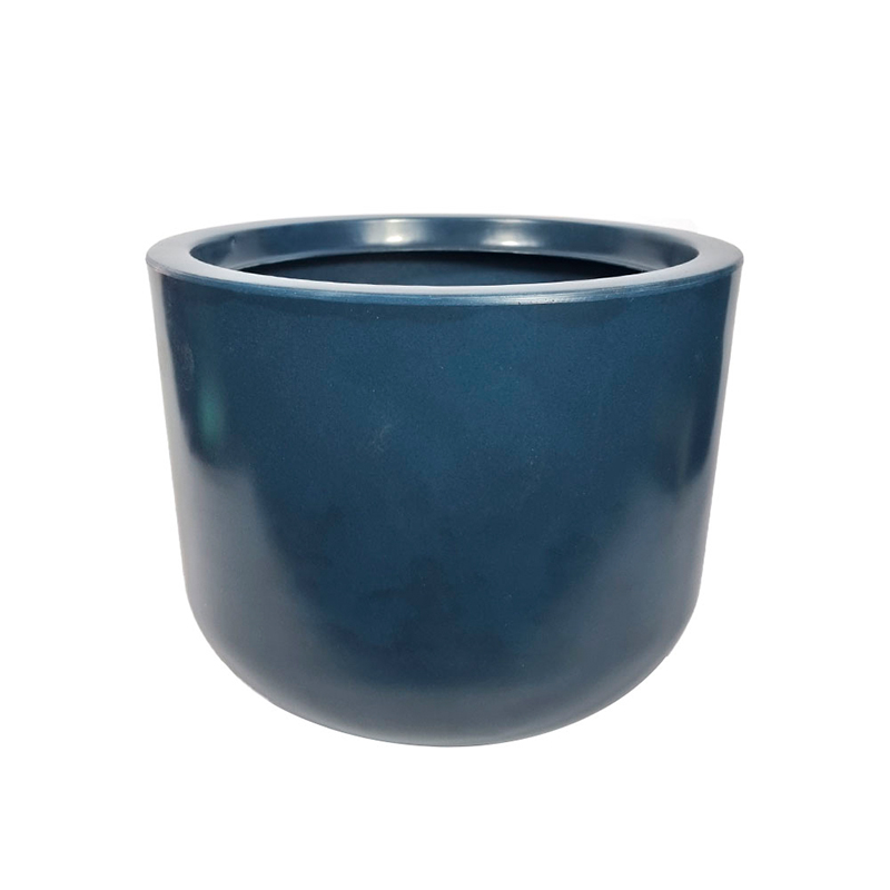 Vaso Decorativo Para Plantas 20l (27,5 X 36 X 24cm) Veneza Azul Turquesa Vep1-At Vouga Decor