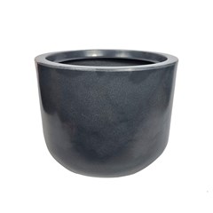 Vaso Decorativo Para Plantas 20l (27,5 X 36 X 24cm) Veneza Chumbo Vep1-Ch Vouga Decor