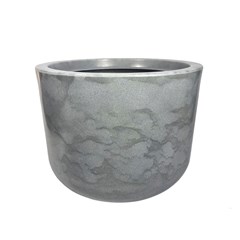 Vaso Decorativo Para Plantas 20l (27,5 X 36 X 24cm) Veneza Branco Carrara Vep1-Bc Vouga Decor