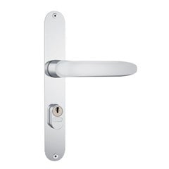 Fechadura Para Esquadria/Perfil Estreito Porta Giro 603/11 Externa Broca 20mm Inox 35322 Stam