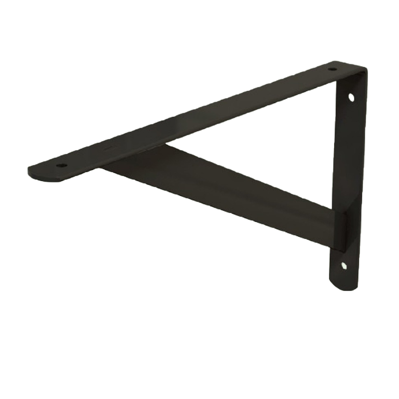 Suporte Para Prateleira Mão Francesa Reforçada Preto Fosco 30cm 134411 Pecarpa