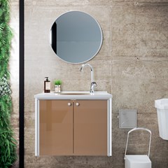 Gabinete Para Banheiro Cris Fênix Le Blanc 60cm 1014-6 Crismetal