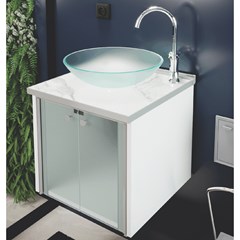 Gabinete Para Banheiro Cris Fênix Compact 42cm 1016-2  Crismetal