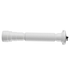 Sifão Tubo Extensível  61cm Universal Pvc Branco Com Válvula Inox Ssumv*Br1 Astra