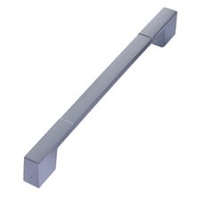 Puxador Para Móveis Em Abs Sense 128mm Prata Uv 001.436.0021 Kitsul