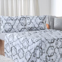 Jogo de Cama Duplo Casal 150 Fios Fliese 4 Peças Bene Casa