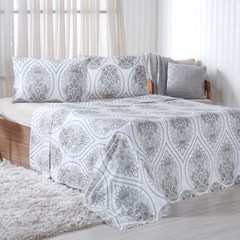 Jogo de Cama Duplo Casal 150 Fios Paisley 4 Peças Bene Casa