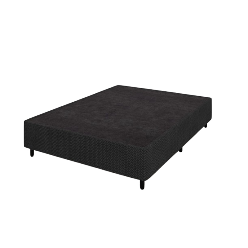 Base Para Cama Box Casal 138x188x30cm Smart Preto Plumatex
