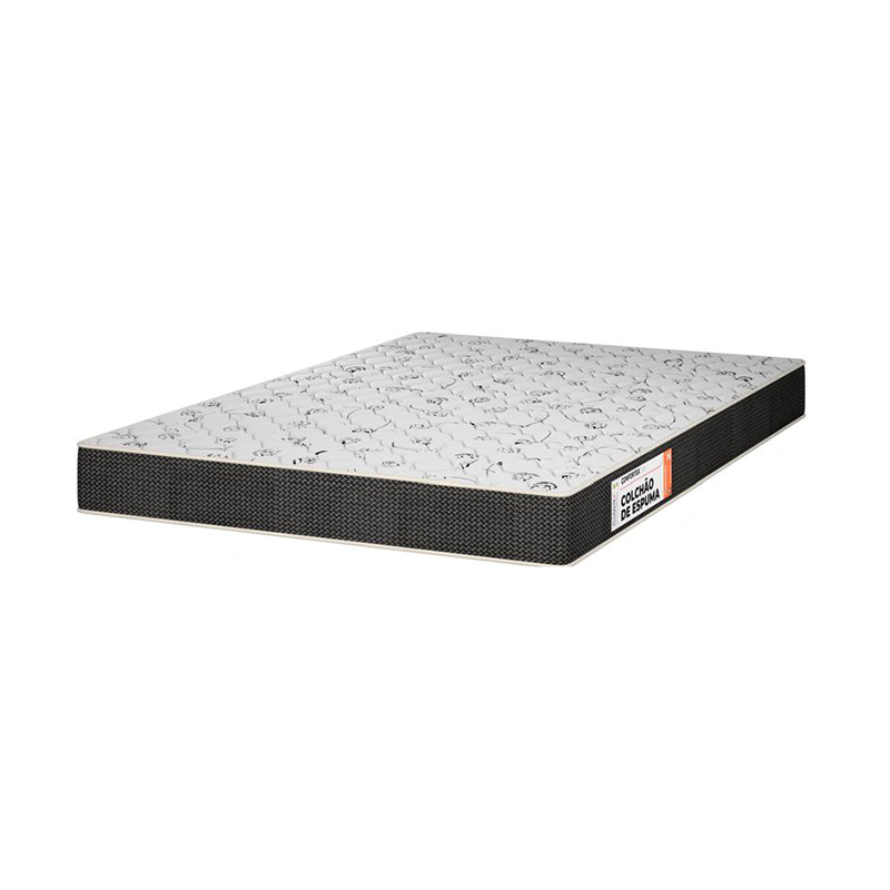 Colchão Espuma D33 Casal Confortex 138x188x17cm Preto Plumatex