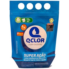 Cloro Granulado Super Ação Para Piscina 1kg Saco Qclor