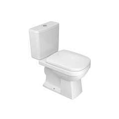 Bacia Com Caixa Acoplada Quadra Branca (Kp.211.17) C/Anel +Assento+Engate+ Paraf.Deca