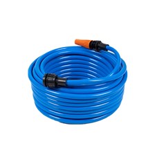 Mangueira Pvc Para Jardim Peça Com 15 Metros Qualipop Azul Quality