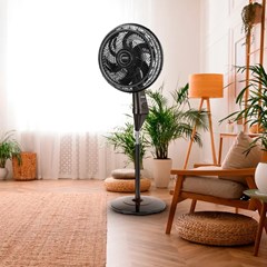 Ventilador Oscilante de Coluna Xtreme 6 Ve6c 40cm Preto 220v Arno