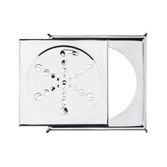 Grelha Inox 430 Para Ralo E Caixa Sifonada Quadrada 150mm Com Fecho E Caixilho Pr7411 Primafer