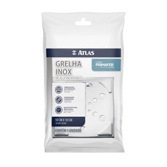 Grelha Inox 430 Para Ralo E Caixa Sifonada Quadrada 150mm Com Fecho E Caixilho Pr7411 Primafer