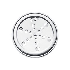 Grelha Inox 430 Para Ralo E Caixa Sifonada Redonda 150mm Com Fecho E Caixilho Pr7412 Primafer