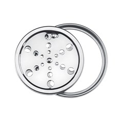 Grelha Inox 430 Para Ralo E Caixa Sifonada Redonda 150mm Com Fecho E Caixilho Pr7412 Primafer