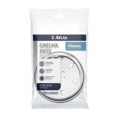 Grelha Inox 430 Para Ralo E Caixa Sifonada Redonda 150mm Com Fecho E Caixilho Pr7412 Primafer