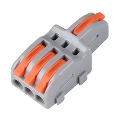 Conector Derivador 1:3 Para Fios E Cabos 1,5 A 4,0mm 32a 250v 73727 Interneed
