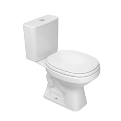 Bacia Com Caixa Acoplada Aspen Branca (Kp.751.17) C/Anel +Assento+Engate+ Paraf.Deca