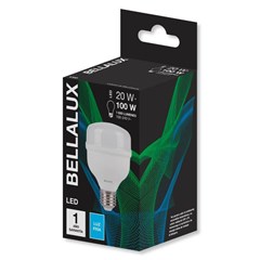 Lâmpada Led Bulb T Alta Potência E27 20w 1600lm 6500k Branca Bellalux