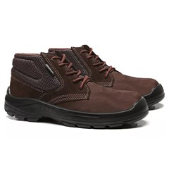 Bota de Couro Nobuck Isolante Elétrico (Eletricista) Com Cadarço Café 38 Solado Pu Bidensidade 40123340 Bracol