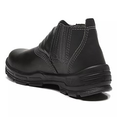 Bota Couro Sintético Isolante Elétrico (Eletricista) Com Elástico Preta 40 Solado Pu Bidensidade 40123294 Bracol