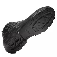 Bota Couro Sintético Isolante Elétrico (Eletricista) Com Elástico Preta 42 Solado Pu Bidensidade 40123294 Bracol