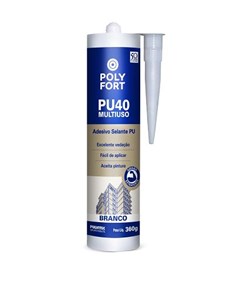 Adesivo Multiuso Pu40 Branco 360g Polyfort