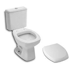 Bacia Com Caixa Acoplada Thema Branca C/Anel +Assento+Engate+ Parafusos Incepa