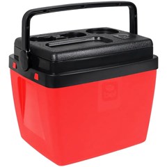 Caixa Térmica Pvc 12 L Vermelho/Preto Bel