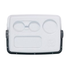 Caixa Térmica Pvc 12 L Cinza/Branco Bel