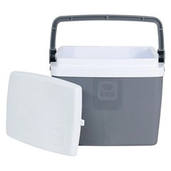 Caixa Térmica Pvc 6 L Cinza/Branco Bel