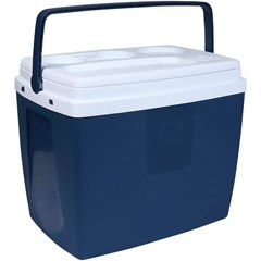 Caixa Térmica Pvc 19 L Azul/Branco Bel