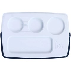 Caixa Térmica Pvc 19 L Azul/Branco Bel