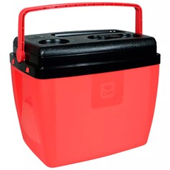 Caixa Térmica Pvc 19 L Vermelho/Preto Bel