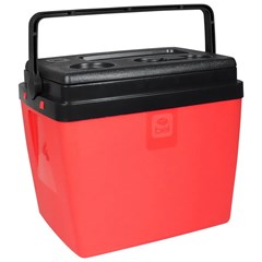 Caixa Térmica Pvc 28 L Vermelho/Preto Bel