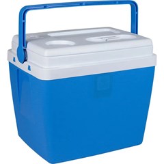 Caixa Térmica Pvc 28 L Azul/Branco Bel