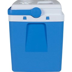 Caixa Térmica Pvc 28 L Azul/Branco Bel