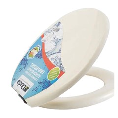 Assento Sanitário Almofadado Universal Cinza Claro 317.00 Duda