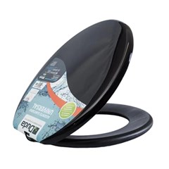 Assento Sanitário Almofadado Universal Preto 322.00 Duda