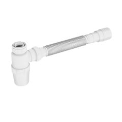 Sifão Copo Tubo Extensível 74cm Pvc Branco 7167 Censi