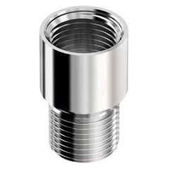 Extensao Latão Cromado Macho/Fêmea 1/2