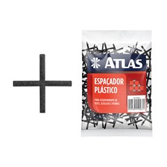 Espaçador P/Revestimentos(C/100pc)1,0mm Preto At45/1 Atlas