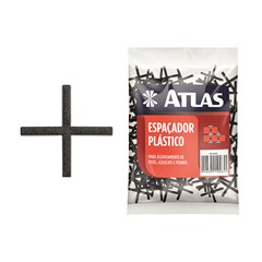 Espaçador P/Revestimentos(C/100pc)3,0mm Preto At45/3 Atlas